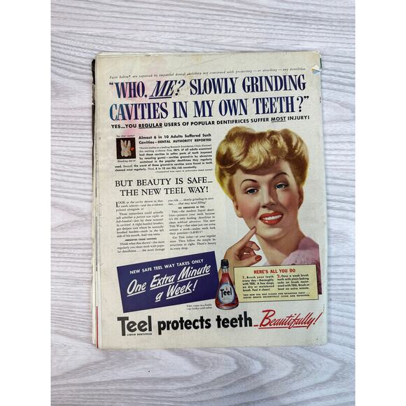 VTG Saturday Evening Post Magazine March 20 1943 Shamrock Chapeau Charles Kaiser - Picture 3 of 6